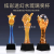 Trophy Customized Crystal Customized Sales Champion Annual Meeting Award Creative Water Glaze Five-Pointed Star Thumb Team Competition