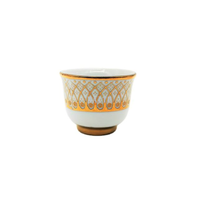 Factory price 80cc ceramic cawa cup arabic cup Porcelain coffee cup