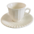 Cafe espresso white porcelain coffee cup and saucer, tea set ceramic coffee cup