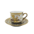 Ceramic Cup and Saucer Set 200cc Tea Cups Wholesale Bone China Coffee Set Western-style Ceramic Afternoon Tea Set