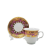 Fine Porcelain Cups 220cc Ceramic Cup and Saucer Set Embossed Decal Coffee Set Afternoon Tea Cups Ceramic Dinnerware