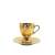 160cc Porcelain Goblet with Handle Ceramic Tea Set Fine Porcelain Cups and Saucers Gift Set Coffee Mug