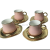 High Quality Ceramic Cup Saucer Set Vintage Ceramic Tea Cup Dish Set Irregular coffee set