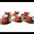 High Quality Ceramic Cup Saucer Set Vintage Ceramic Tea Cup Dish Set Irregular coffee set