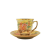 High Quality Ceramic Cup Saucer Set Vntage Palace Style Ceramic Tea cup Set Coffee Cup