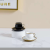 INS Style High Quality Ceramic Cup Retro Coffee Cup and Saucer Set Hot Sale Porcelain Coffee Set