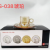 Doyalex High Quality Glass Cup Set Household Cup and Saucer Set Tea Cup with Handle Amber Color Glass Cups