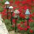 New Solar Garden Ground Plug Chinese Garden Lamp Lawn Lamp Outdoor Lamp Resin House Landscape Lamp Mushroom Lamp