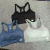 Spring tide foreign trade tail goods sports bra soft breathable fashion outdoor fitness casual ladies sports vest