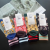 Vienne Saturn Queen Mother Jacquard Striped Mid-Calf Length Socks Retro Three-Dimensional Relief Flowers Versatile Casual Socks