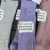 Women's Socks Solid Color Wool Tube Socks Plain Cloth Label Letters Fashion Casual Socks Soft Breathable Five Colors Optional