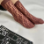 Socks Women's Stockings Solid Color Jacquard Letters Tube Socks Model Style Silk Women's Socks Fashion Personality Stockings