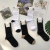 Spring and summer socks plain color thin type in tube socks sports socks men's and women's same type of solid color lett