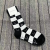 Women's Fashionable Socks Waziacne Tube Socks Chessboard Plaid Colorful Smiley Face Athletic Socks Fashion Stockings