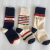 Four Seasons Socks Women's Xiempress Saturn Tube Socks Cotton Casual Socks Retro Color Matching Color Contrast Socks