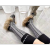 Women's Fashionable Socks Wazichanel Stockings Vintage Pattern Color Matching Knee-Length Calf Socks Fashion Stockings