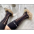 Women's Fashionable Socks Wazichanel Stockings Vintage Pattern Color Matching Knee-Length Calf Socks Fashion Stockings