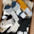 Socks Men's and Women's Solid Color Double Needle Tube Socks Color Block Embroidery Invisible Socks Tube Socks Stockings