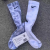 Socks Fashion sports socks men's and women's color matching tube socks tie dye cloth label letters outdoor fitness runni
