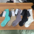 Socks Men's and Women's Same Solid Color Double Needle Stockings Towel Bottom Tube Socks Outdoor Sports Socks Stockings