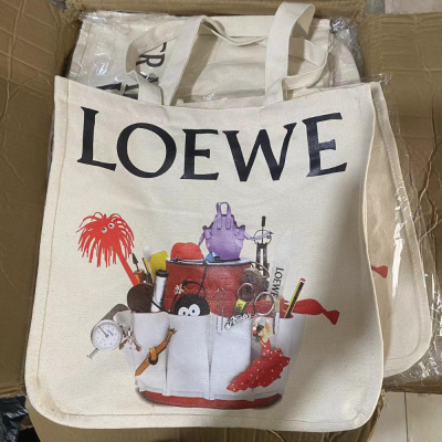 Portable Shoulder Bag LOEWE Loewe Student Mummy Bag Environmental Protection Shopping Bag Craftsman Bag Canvas Bag