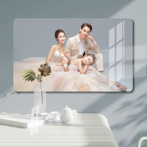 wedding photo frame customized enlarged wash photo korean crystal wall hanging large size bedroom living room background wall