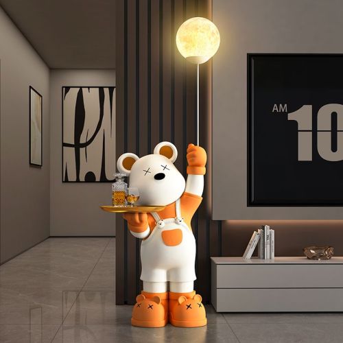 internet celebrity violent bear living room large floor ornaments tv cabinet sofa decoration light luxury housewarming moving gift