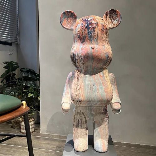 internet celebrity violent bear living room big bear decoration modern household tv cabinet opening decoration violent decoration bear sofa