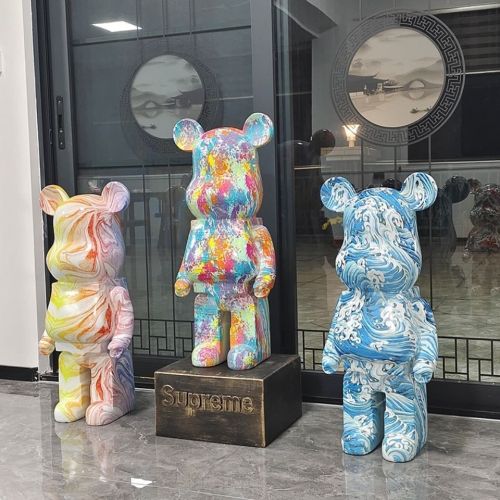 japan 2024 new large violent bear savings bank coin bank floor ornaments bearbrick living room light luxury gift