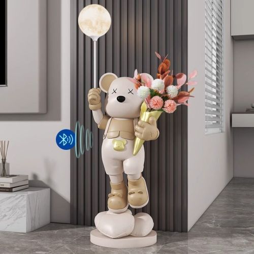 light luxury large floor violent bear decoration home living room tv cabinet decorations new room housewarming gift vase