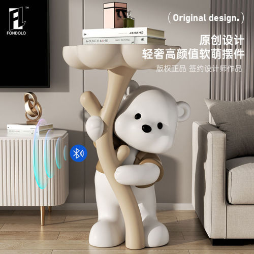 creative bear floor ornaments living room sofa tv cabinet decoration storage home good things bedroom layout housewarming gift