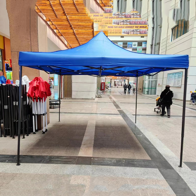 Black King Kong Big Umbrella Outdoor Stall Tent Canopy Four-Corner Night Market Market Folding Waterproof and Sun Protection Four Legged Umbrella Thickened