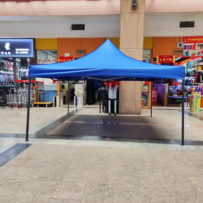 Black King Kong Four-Leg Tent Stall Advertising Folding Outdoor Sun Protection Canopy Printing Sun Shade Night Market Shed Four Corners