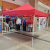 Milk White Automatic Stand 3x3 Outdoor Tent Umbrella Folding Four-Corner Tent Stall Sunshade Promotion Advertising Tent Printing