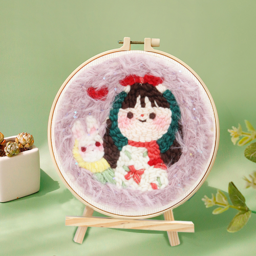 俄罗斯戳戳乐手工戳绣DIY材料包刺绣diy工具套装毛线画戳戳绣