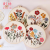 DIY Handmade Embroidery Kit Material Package European-Style Quiet Flowers and Plants Warm Color Cross-Border English New Custom