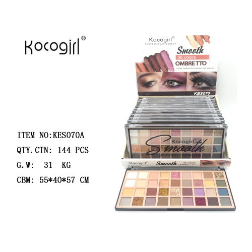 Kocogirl Fantasy Vigorous Girl 36 Colors Eye Shadow Plate Pearlescent Shiny Matte Eye Shadow Makeup Palette