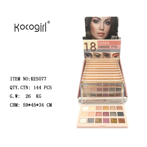 kocogirl18 color eyeshadow high disc eyeshadow plate chameleon highlight polarized repair powder cake repair eyeshadow plate