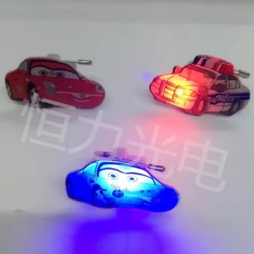 节日卡通系列闪光胸针发光胸牌儿童节礼物派对必备品