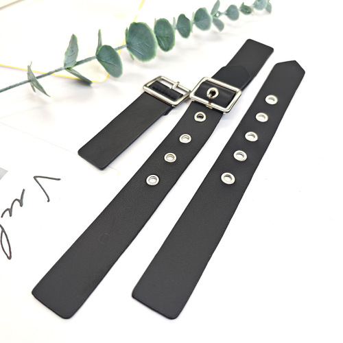 厂地合金小皮扣辅料气眼皮带扣针扣松紧带配大衣女扣子服饰配件腰