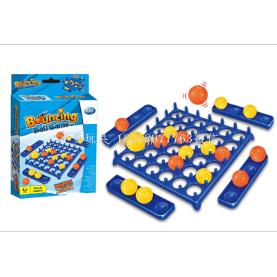 Beads Rocker Bouncing Ball Game Rabbit Seesaw Shape Matching Game Desktop Puzzle Game Toy