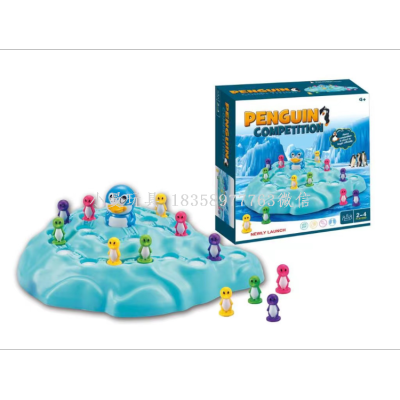 Penguin Competition Game Penguin Snow Mountain Kick Game Parent-Child Interaction Puzzle Table Games