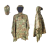 Square Poncho Factory Customized New 3-Compartment T Camouflage Pu Coated Cloak Water Pressure Multifunctional Poncho