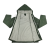 Customized Back 3 Breathable Hole Raincoat Rain Pants Set Export Saudi Middle East Pvc Single Sticker Raincoat Set