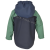 Green Navy Blue Male Baby Raincoat with Lining Customized Boutique European Export Boy Contrast Color Pu Rain Jacket