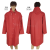 Red Poncho Women's Men's Raincoat Plastic Raincoat with Hood Eva Adult Raincoat Reusable