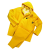 Cross-Border Factory Split Hat Overalls Raincoat Split Hat Labor Protection Work Raincoat Yellow Raincoat