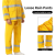 Cross-Border Factory Split Hat Overalls Raincoat Split Hat Labor Protection Work Raincoat Yellow Raincoat