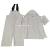 High-End PVC Mesh Folder Suspender Pants Raincoat Suit Seamen Wear-Resistant PVC Rubber White Raincoat Rain Pants