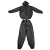 Customized 15 Silk Violently Sweat Suit Sauna Clothes Sweatshirt Pvc Sauna Clothes Sports Fitness Sweat